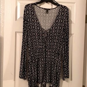 Forever 21 Long Sleeve Romper